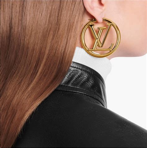 lv hoop earring|faux louis vuitton earrings.